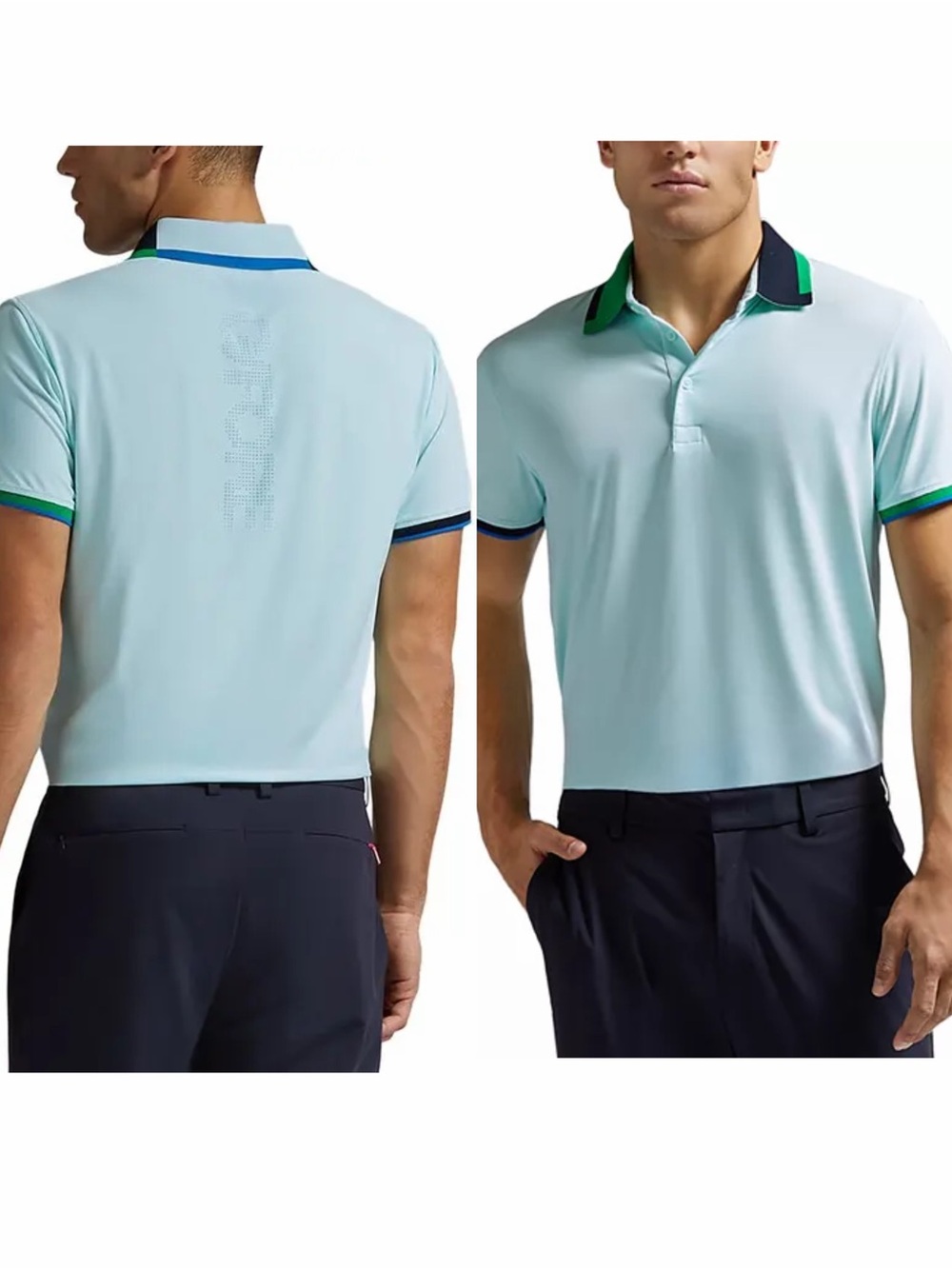 G/Fore Pique Contrast Trim Polo Golf Shirt size L NWT